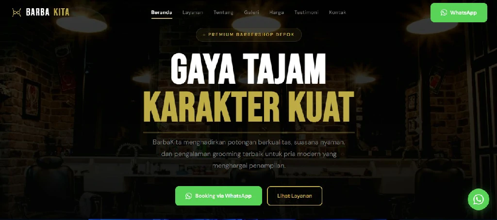 Website Barbershop